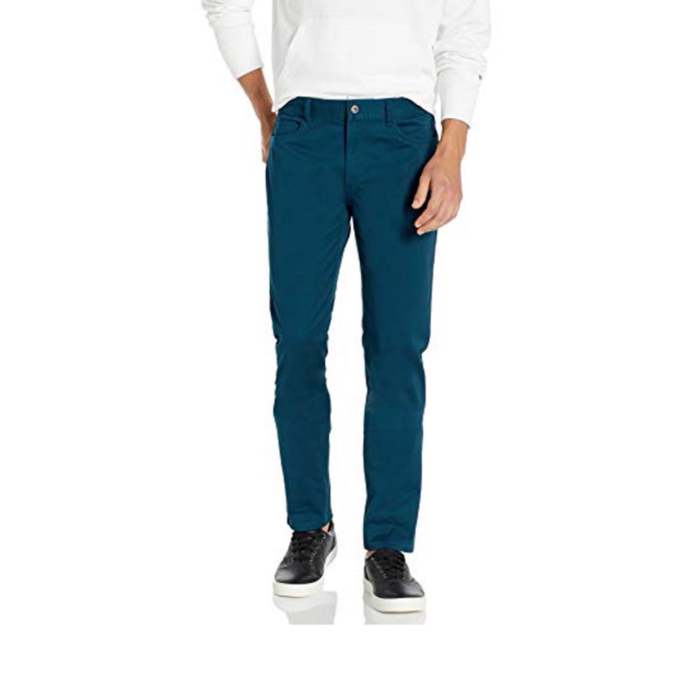 Lacoste Men's Slim 5 Pocket Stretch Cotton Pants Tapered Leg 34x34